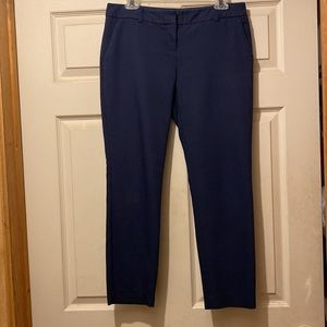 Express Navy Columnist skinny pant. 6R